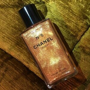 Chanel N 5 gold fragments sparkling fragrance body gel